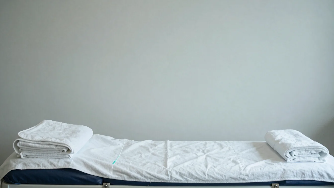 Natural soft-light photograph of a calm, empty recovery room with